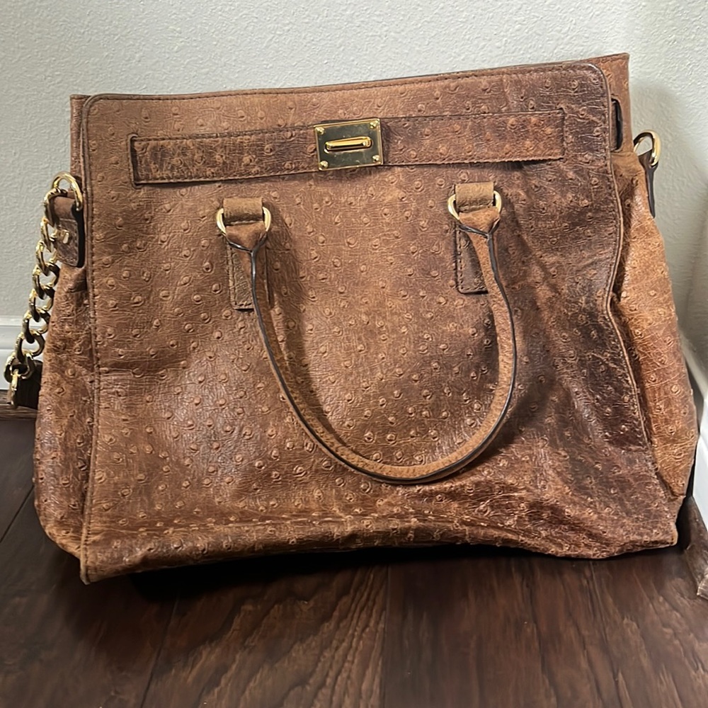 Michael Kors leather brown purse